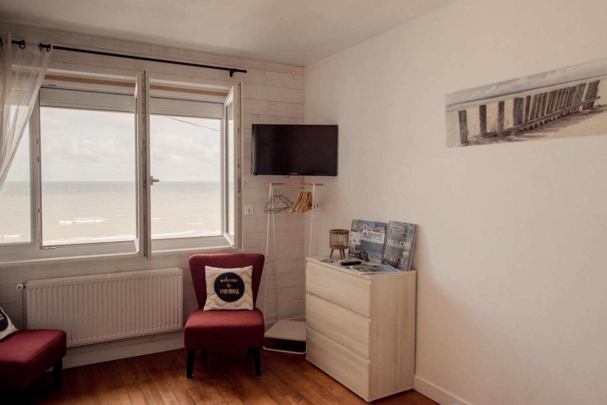 Les Chambres D'Hotes De La Mer Merlimont-Plage Habitación foto